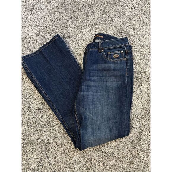 ❤️Harley Davidson Women’s Boot Cut Jeans - Picture 1 of 11
